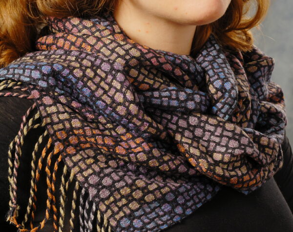 Mosaic Shawl in Soft Colors