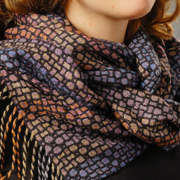 Mosaic Shawl in Soft Colors